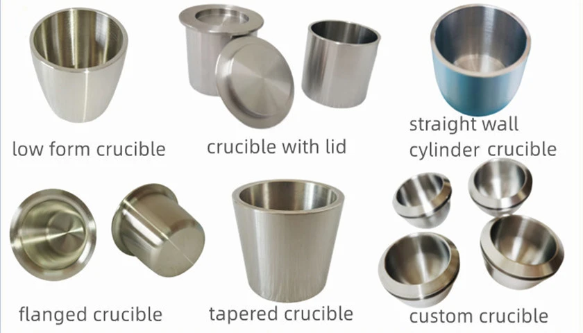 zirconium crucible shapes zirconium crucible shapes