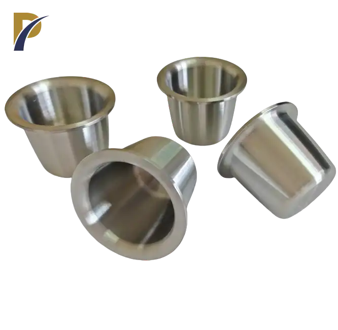 zirconium crucible with flanged zirconium crucible with flanged