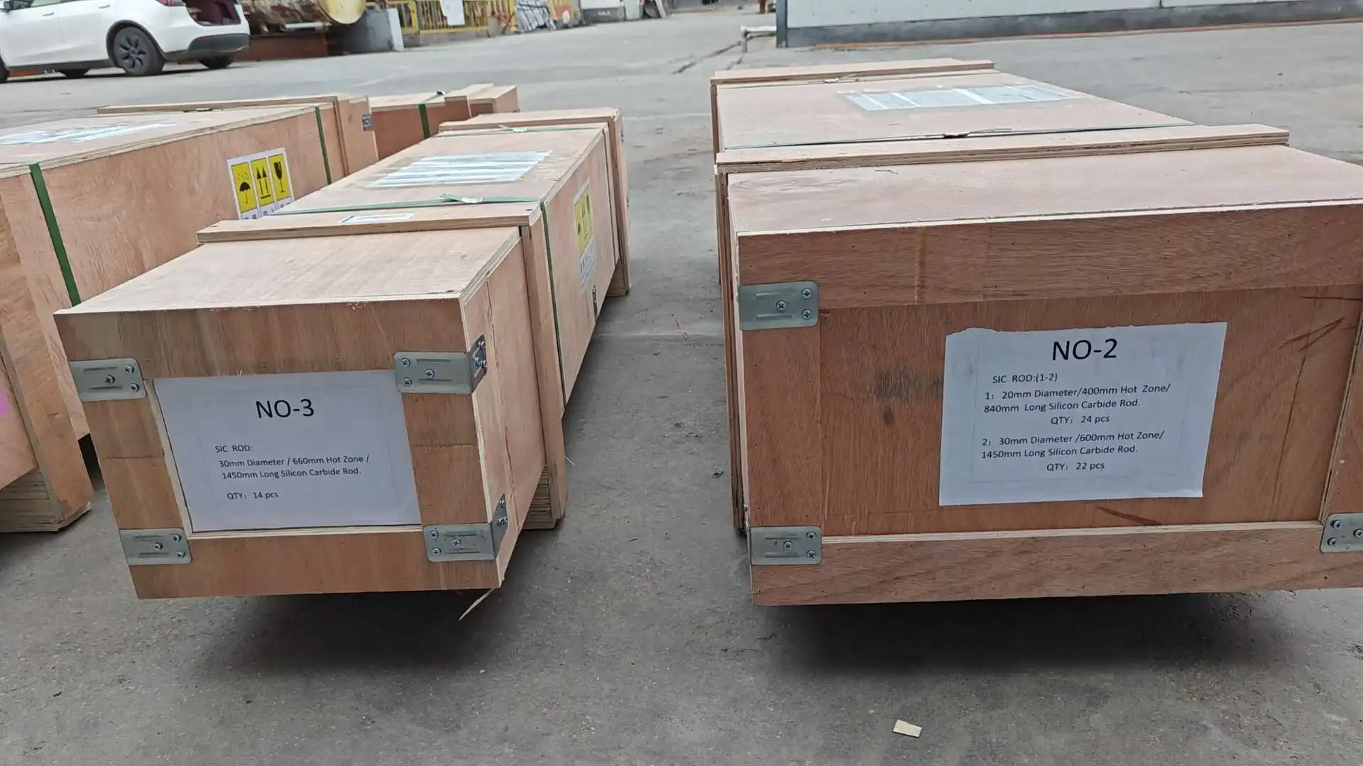 SiC heating rod package SiC heating rod package