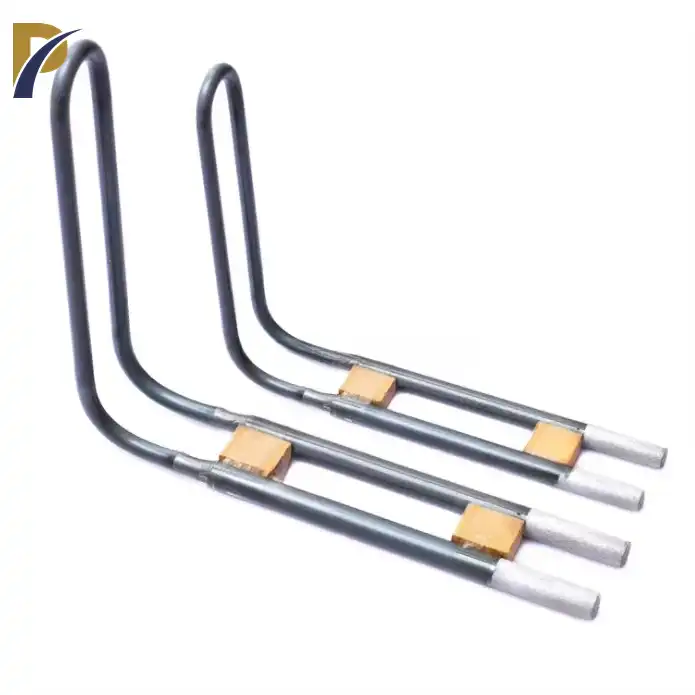 L shape MoSi2 heating element