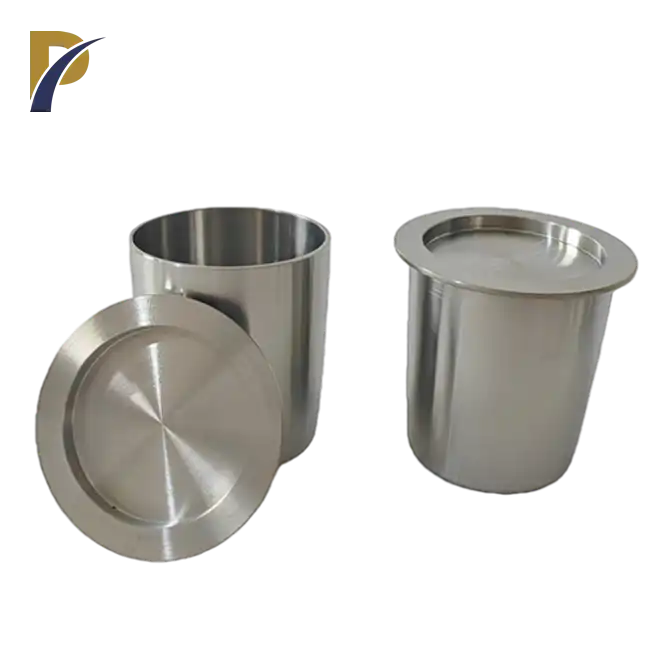 zirconium crucible with lid