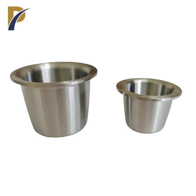 zirconium crucible with flange zirconium crucible with flange